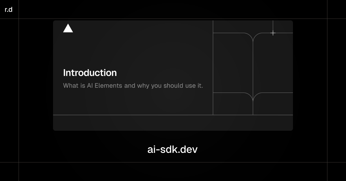 AI Elements registry preview