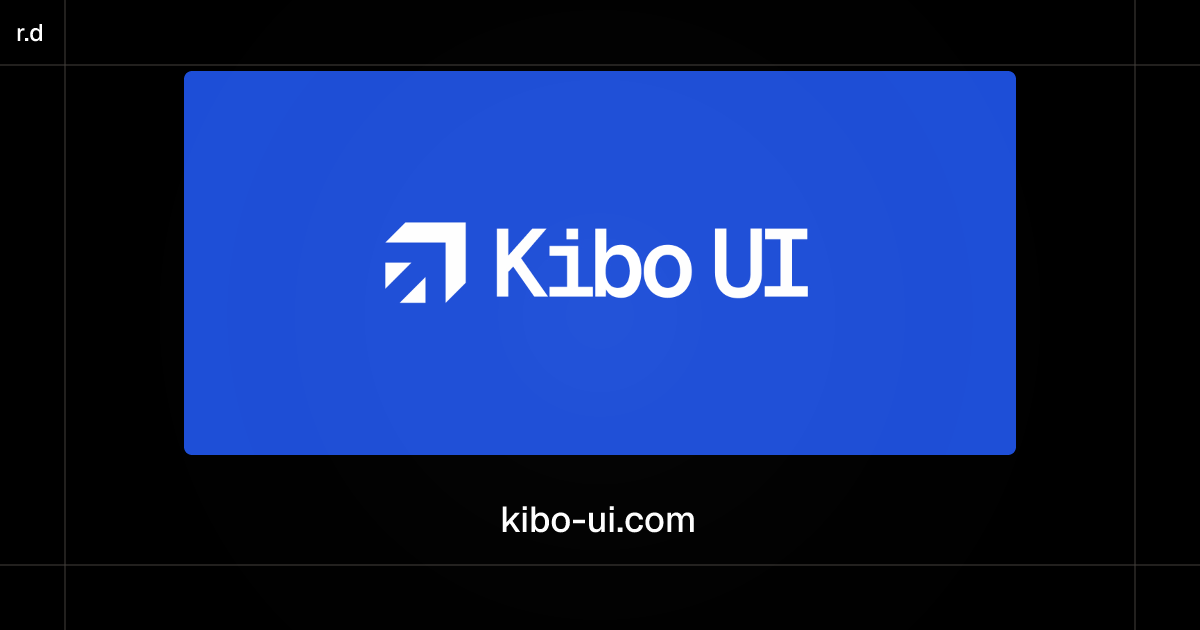 Kibo UI registry preview