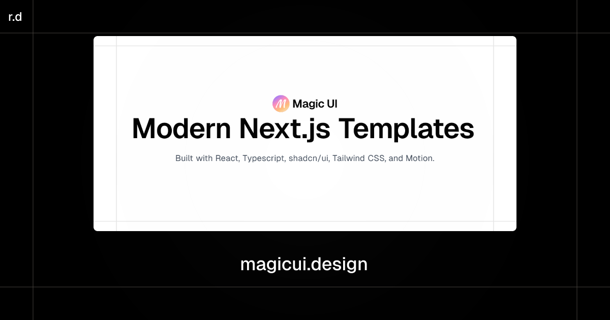 Magic UI registry preview