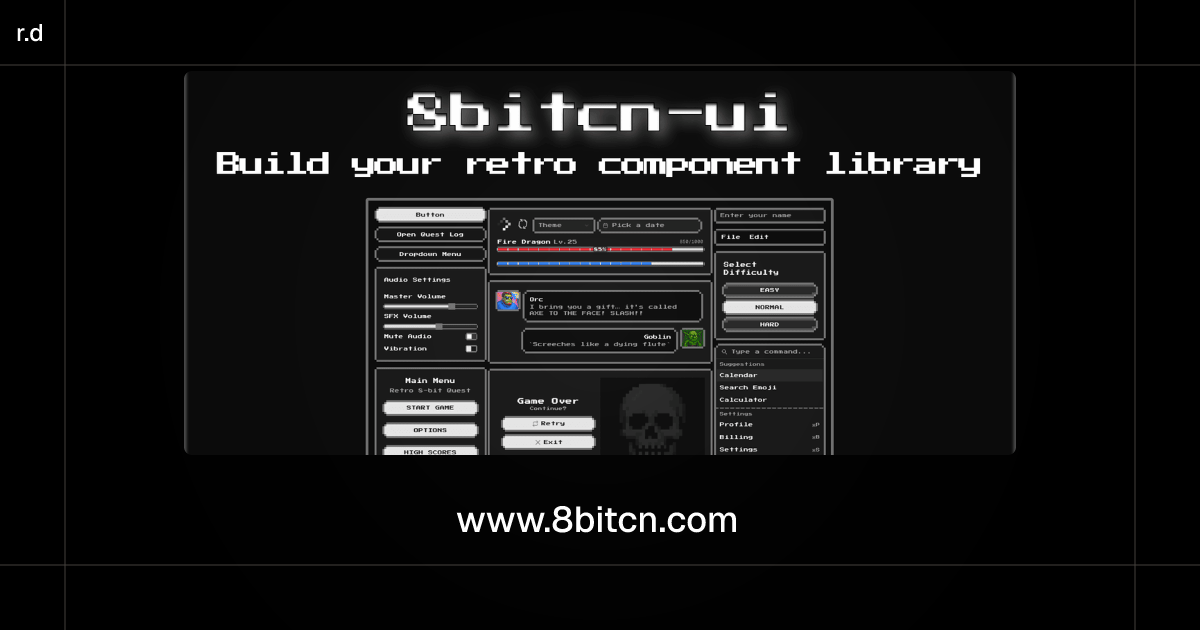 8bitcn registry preview