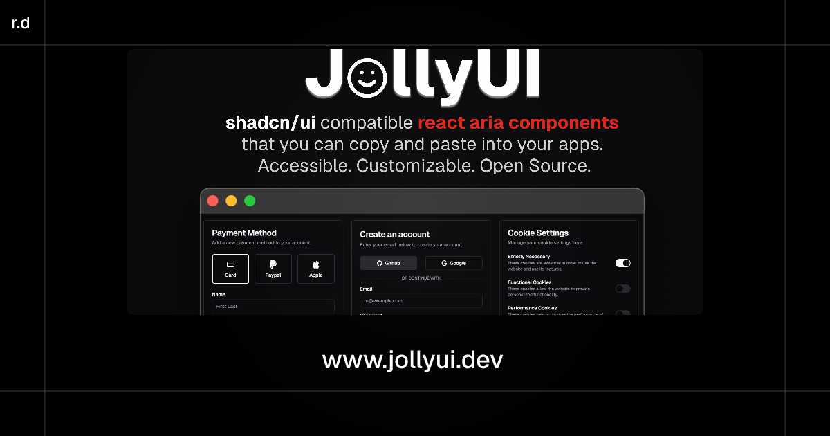 JollyUI registry preview